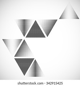 Modern Geometrical Triangle Design Template .