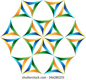 Modern Geometrical Triangle Design Template .