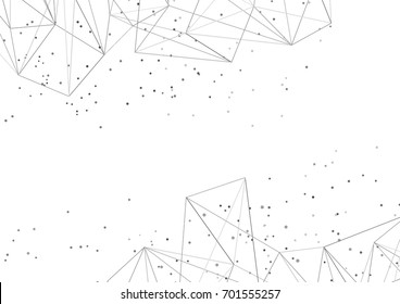 Modern geometrical triangular pattern dotted halftone background. Vector illustration
