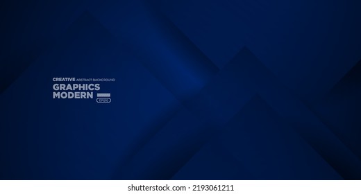 Modern geometry abstract background with dark blue background design. Vector Eps10