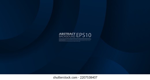 Modern geometry abstract background with dark blue background design. Vector Eps10