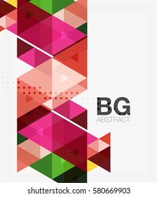 Modern geometry background. Vector template background for workflow layout, diagram, number options or web design