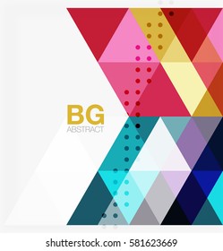 Modern geometry background. Vector template background for workflow layout, diagram, number options or web design