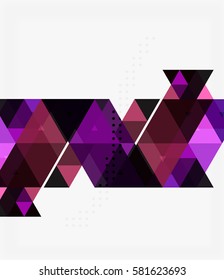 Modern geometry background. Vector template background for workflow layout, diagram, number options or web design
