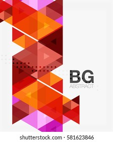 Modern geometry background. Vector template background for workflow layout, diagram, number options or web design