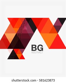 Modern geometry background. Vector template background for workflow layout, diagram, number options or web design
