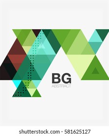 Modern geometry background. Vector template background for workflow layout, diagram, number options or web design