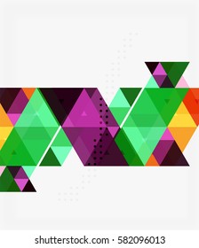 Modern geometry background. Vector template background for workflow layout, diagram, number options or web design