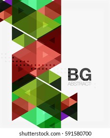 Modern geometry background. Vector template background for workflow layout, diagram, number options or web design