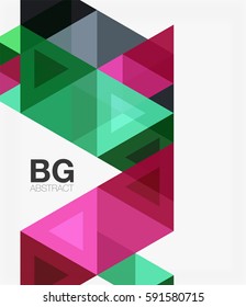 Modern geometry background. Vector template background for workflow layout, diagram, number options or web design