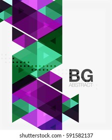 Modern geometry background. Vector template background for workflow layout, diagram, number options or web design