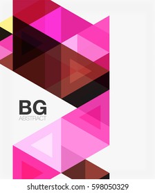 Modern geometry background. Vector template background for workflow layout, diagram, number options or web design