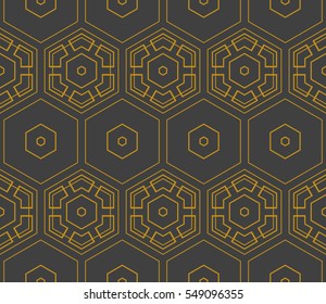 Modern Geometry ornament. Seamless Vector illustration. Decorative texture for design wallpaper, web page, banner, flyer.
