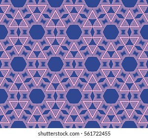 Modern Geometry ornament. Seamless Vector illustration. Decorative texture for design wallpaper, web page, banner, flyer.