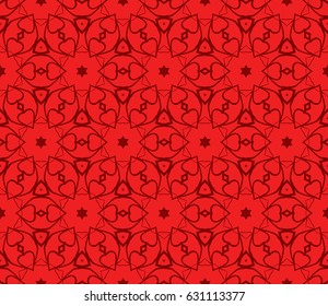 Modern Geometry ornament. Seamless Vector illustration. Decorative texture for design wallpaper, web page, banner, flyer.
