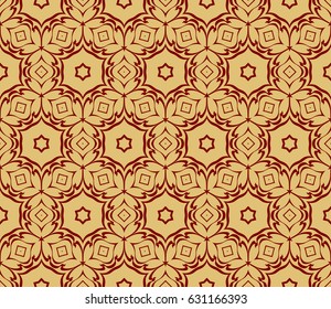 Modern Geometry ornament. Seamless Vector illustration. Decorative texture for design wallpaper, web page, banner, flyer.