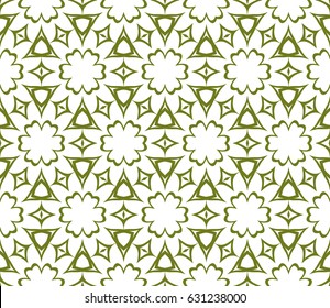 Modern Geometry ornament. Seamless Vector illustration. Decorative texture for design wallpaper, web page, banner, flyer.
