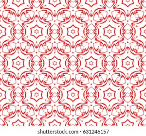 Modern Geometry ornament. Seamless Vector illustration. Decorative texture for design wallpaper, web page, banner, flyer.