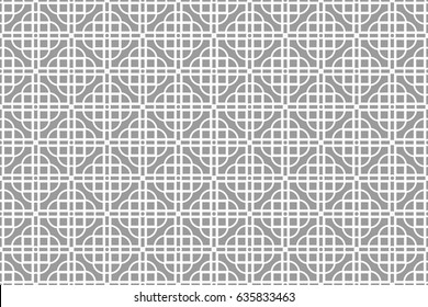 Modern Geometry ornament. Seamless Vector illustration. Decorative texture for design wallpaper