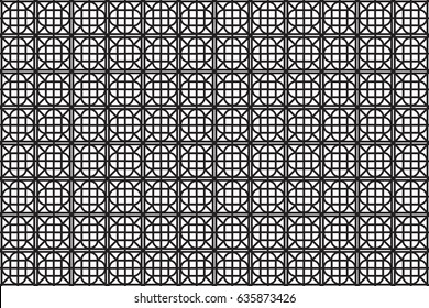 Modern Geometry ornament. Seamless Vector illustration. Decorative texture for design wallpaper, web page, banner, flyer.