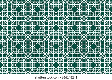 Modern Geometry ornament. Seamless Vector illustration. Decorative texture for design wallpaper, web page, banner, flyer.