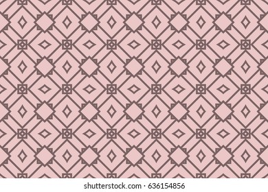 Modern Geometry ornament. Seamless Vector illustration. Decorative texture for design wallpaper, web page, banner, flyer.