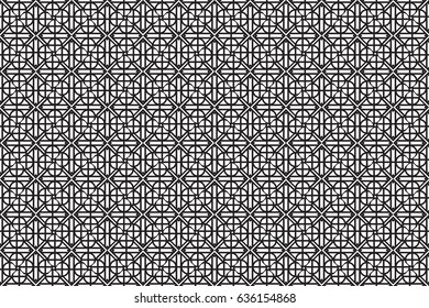 Modern Geometry ornament. Seamless Vector illustration. Decorative texture for design wallpaper, web page, banner, flyer.