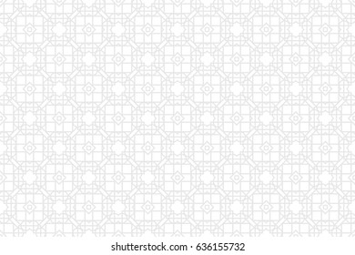Modern Geometry ornament. Seamless Vector illustration. Decorative texture for design wallpaper, web page, banner, flyer.