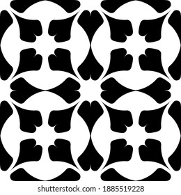 Modern geometry pattern, black and white abstract background, trendy print, monochrome retro texture