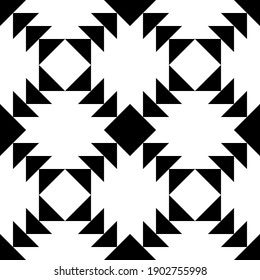 Patrón de geometría moderna, fondo abstracto en blanco y negro, impresión a la moda, textura retro monocroma.