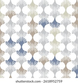 Modern Geometry and décor repeat pattern on a creative textured surface in a simple style, ideal for textiles, banners, wallpapers, and wrapping.