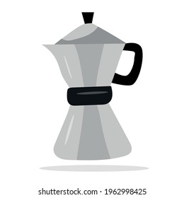 Modern geyser coffee maker, great design for any purposes. Vintage style illustration. Vector illustration design. Vector retro illustration. Modern vector illustration.