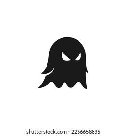 modern ghost illustration vector logo