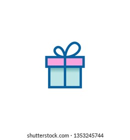 Modern Gift Icons for electronic commerce store shopping business internet company with high end look