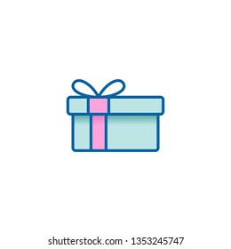 Modern Gift Icons for electronic commerce store shopping business internet company with high end look