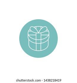 Modern Gift Icons Isometric 3d for electronic commerce store all company shopping business internet with high end look