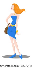 Modern Girl Vector