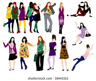 Niñas modernas