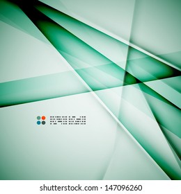 Modern glass straight lines