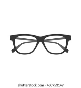 Modern glasses. Flat vector illustration