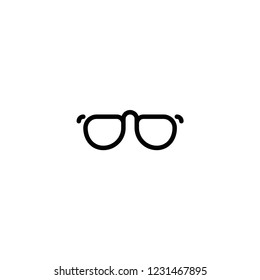 Modern glasses icon