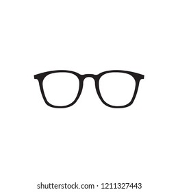 Modern glasses icon isolated on white background
