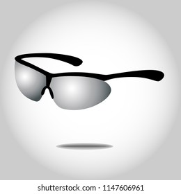 Modern Glasses icon vector eps 10