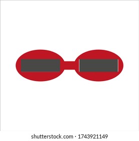 modern glasses. Illustrator for web and mobile design.