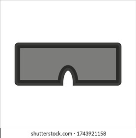 modern glasses. Illustrator for web and mobile design.