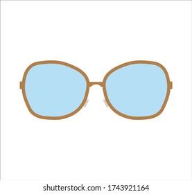 modern glasses. Illustrator for web and mobile design.