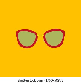 modern glasses. Illustrator for web and mobile design.