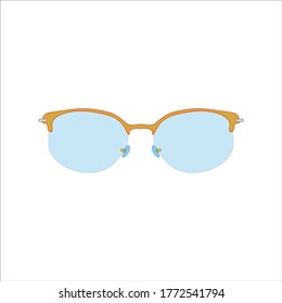 modern glasses. Illustrator for web and mobile design.