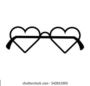 modern glasses isolated icon vector illustration design