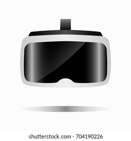 Modern glasses of virtual reality. vector illustration